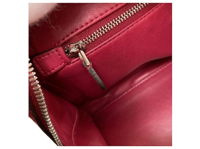 Borsa Loewe Amazona in pelle rossa Rosso - vista 8