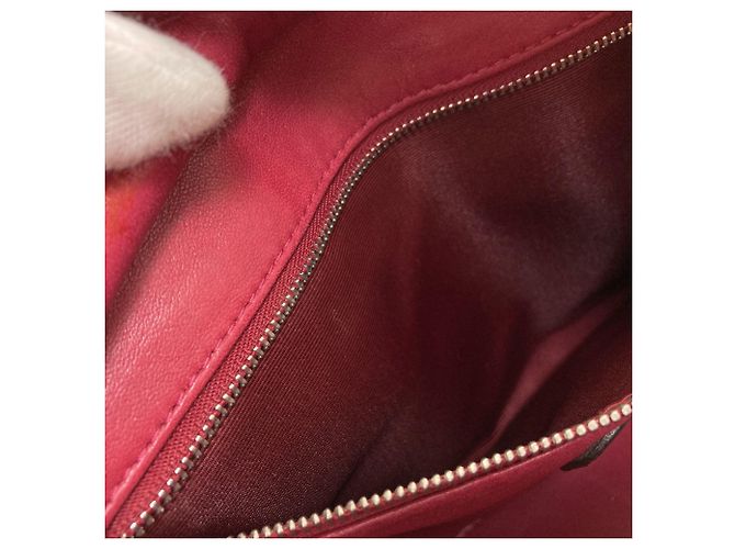 Borsa Loewe Amazona in pelle rossa Rosso - vista 9