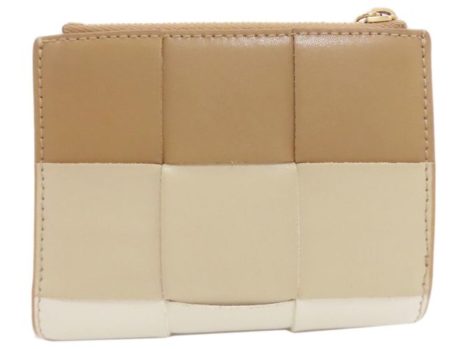 Billetera bi-fold Cassette de Bottega Veneta Castaño - vista 2
