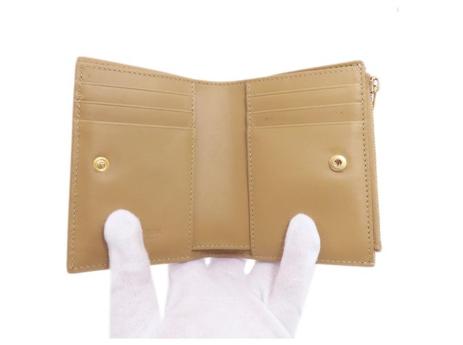 Billetera bi-fold Cassette de Bottega Veneta Castaño - vista 4