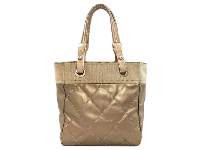 Borsa Tote PM Chanel Paris Biarritz D'oro - vista 2