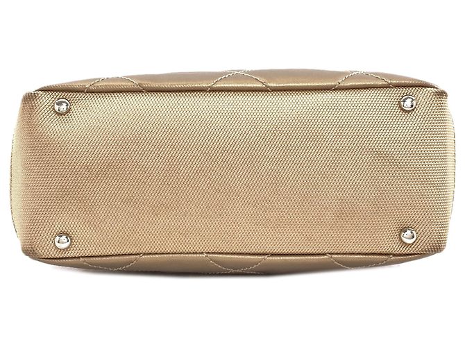 Borsa Tote PM Chanel Paris Biarritz D'oro - vista 4
