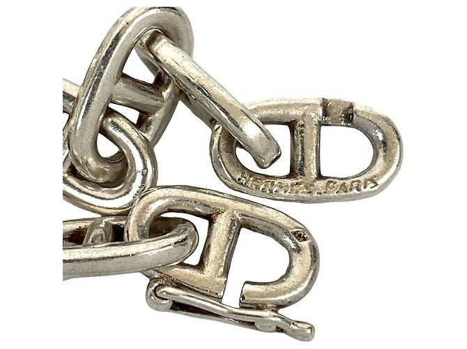 Collana Chaine d'Ancre PM di Hermès Argento - vista 3
