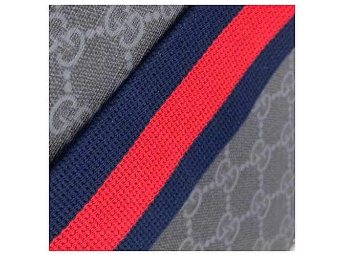 Borsa a Spalla Gucci GG Supreme Marrone - vista 14