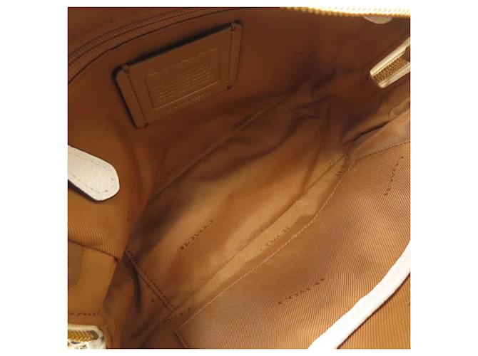 Borsa a spalla lunga Coach 29411 Bianco - vista 5