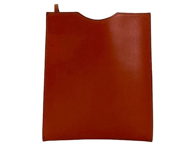 Mini-Schultertasche aus Vintage Boxkalbsleder Omenitou von Hermès Braun - Ansicht 3