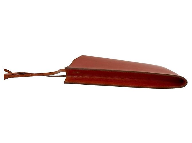 Mini-Schultertasche aus Vintage Boxkalbsleder Omenitou von Hermès Braun - Ansicht 5