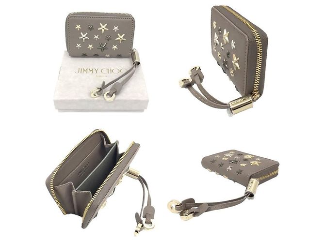 Monedero NELLIE de Jimmy Choo Gris Metálico - vista 2