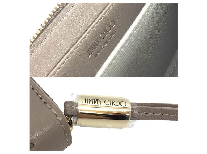 Monedero NELLIE de Jimmy Choo Gris Metálico - vista 3