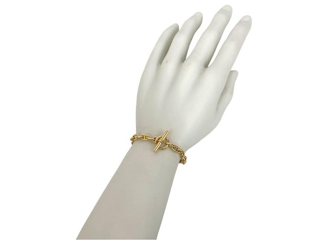Hermès Bracciale Charm Chaine d'Ancre in Oro 18K Hermes D'oro - vista 2