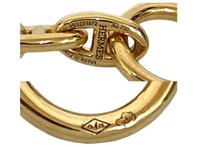 Hermès Bracciale Charm Chaine d'Ancre in Oro 18K Hermes D'oro - vista 3