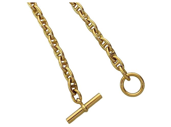 Hermès Bracciale Charm Chaine d'Ancre in Oro 18K Hermes D'oro - vista 4