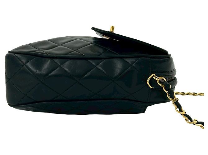 Borsa a spalla in pelle di agnello trapuntata Coco Mark di Chanel Nero - vista 6