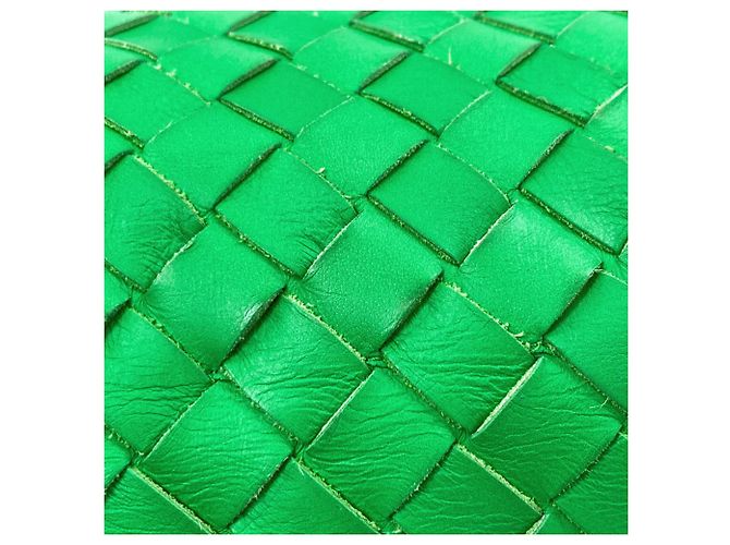 Borsa Tote Intrecciato di Bottega Veneta Verde - vista 12