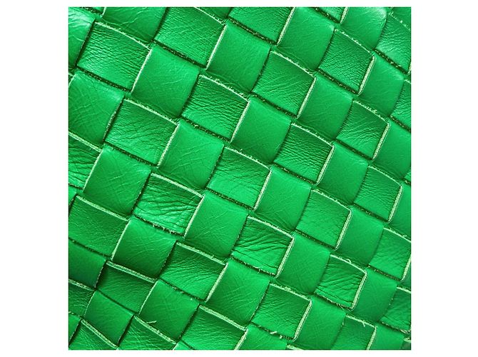 Borsa Tote Intrecciato di Bottega Veneta Verde - vista 13