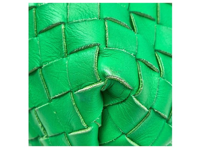Borsa Tote Intrecciato di Bottega Veneta Verde - vista 17