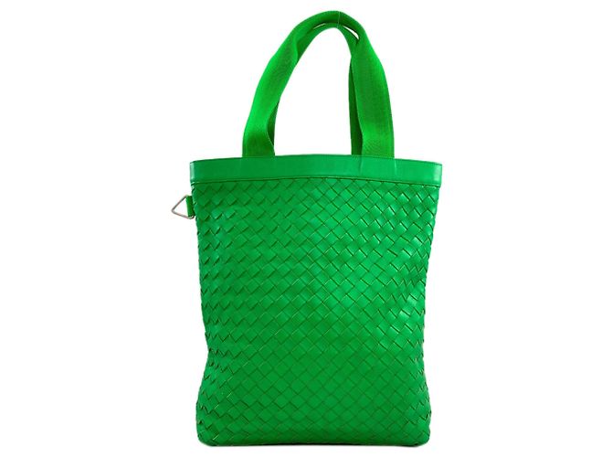 Borsa Tote Intrecciato di Bottega Veneta Verde - vista 2