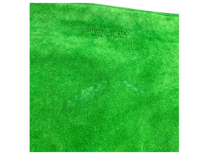 Borsa Tote Intrecciato di Bottega Veneta Verde - vista 9