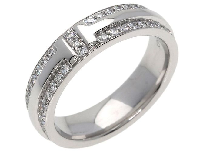 Anello in diamante pavé stretto Tiffany & Co. - vista 2