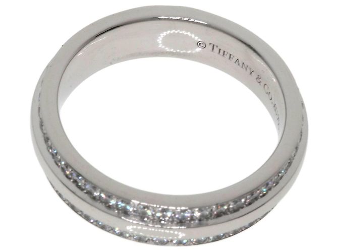 Anello in diamante pavé stretto Tiffany & Co. - vista 4