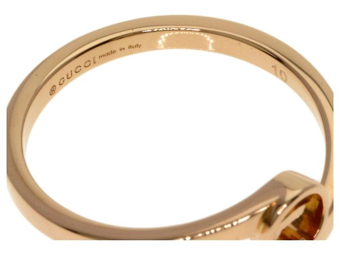 Anello Gucci GG Running #10 in oro rosa 18K - vista 6
