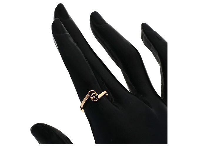Anello Gucci GG Running #10 in oro rosa 18K - vista 7