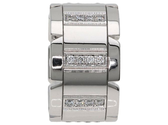 Cartier Tank Française LM Diamantring - Ansicht 3