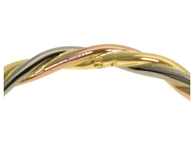 Cartier Twist Smaragd Ring Pink Weiß Gelb - Ansicht 7