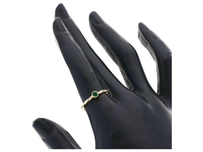Cartier Twist Smaragd Ring Pink Weiß Gelb - Ansicht 8