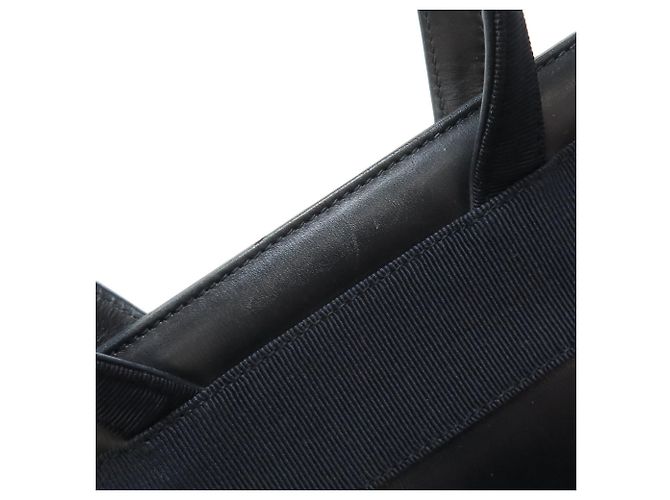 Salvatore Ferragamo Vara Ribbon 2-Way Handbag Black Navy blue - view 18