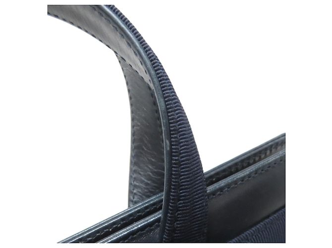 Salvatore Ferragamo Vara Ribbon 2-Way Handbag Black Navy blue - view 19