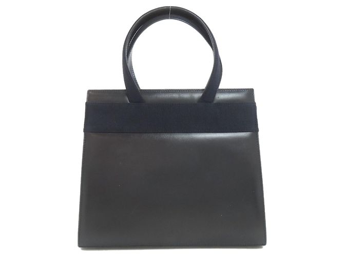 Salvatore Ferragamo Vara Ribbon 2-Way Handbag Black Navy blue - view 2