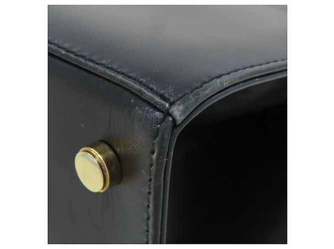Salvatore Ferragamo Vara Ribbon 2-Way Handbag Black Navy blue - view 28