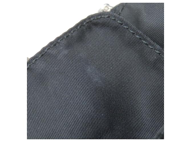Borsa a tracolla in nylon nero Prada - vista 12