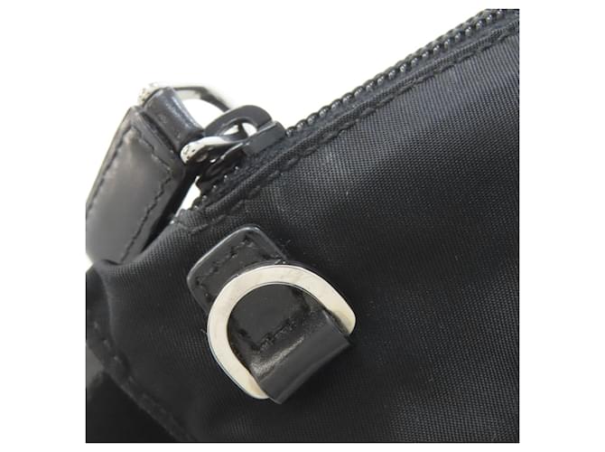 Borsa a tracolla in nylon nero Prada - vista 15