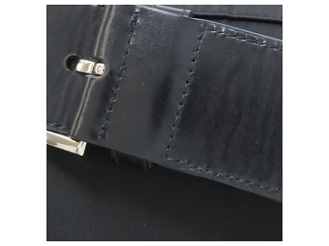 Borsa a tracolla in nylon nero Prada - vista 19