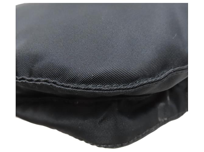 Borsa a tracolla in nylon nero Prada - vista 24