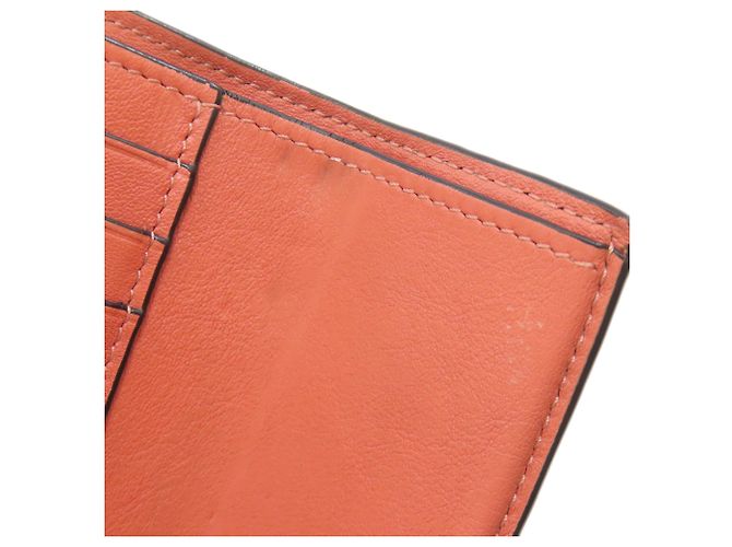 Cartera bi-fold Loewe en piel beige - vista 11