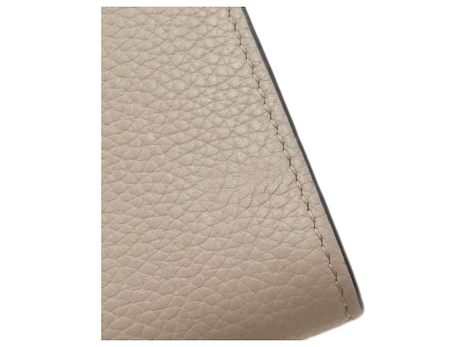 Cartera bi-fold Loewe en piel beige - vista 21