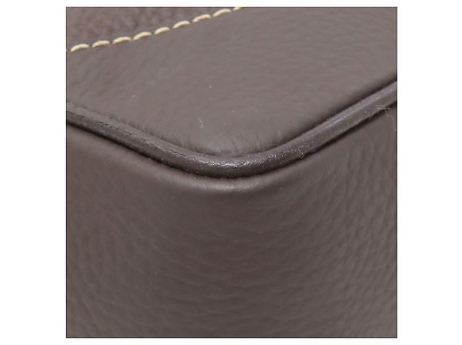 Alfred Dunhill Borsa a Spalla Dunhill Logo in Pelle Marrone Scuro - vista 18