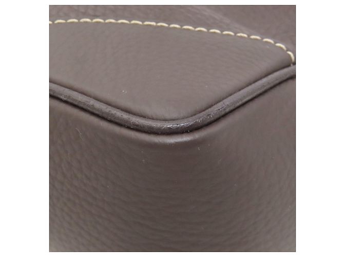 Alfred Dunhill Borsa a Spalla Dunhill Logo in Pelle Marrone Scuro - vista 19