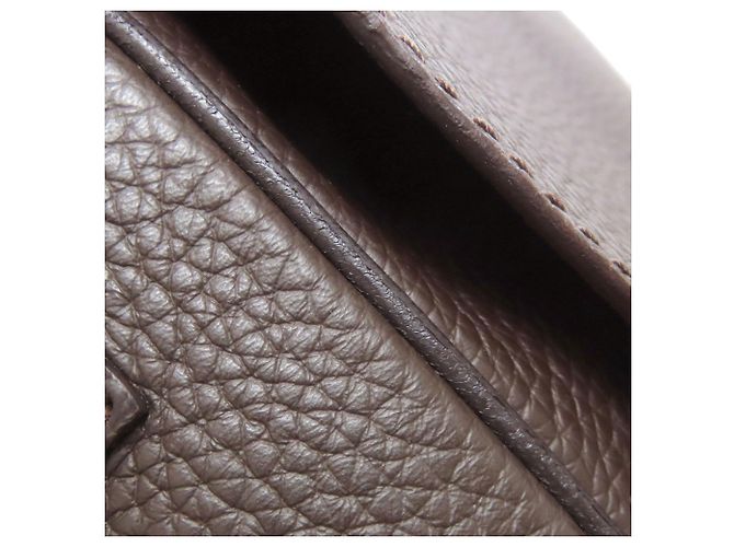 Alfred Dunhill Borsa a Spalla Dunhill Logo in Pelle Marrone Scuro - vista 8