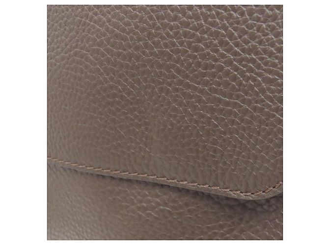 Alfred Dunhill Borsa a Spalla Dunhill Logo in Pelle Marrone Scuro - vista 9