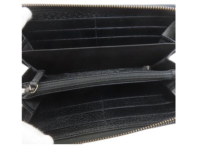 Cartera Larga GG Marmont Doble G de Gucci Negro - vista 4