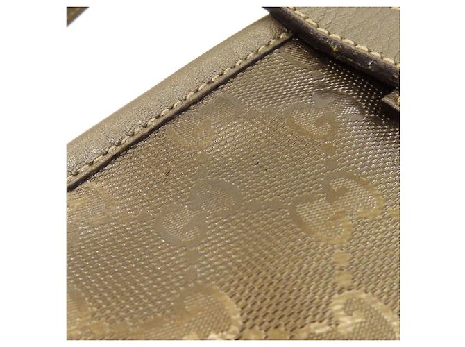 Borsa Gucci 211133 GG Stampata Bronzo - vista 11