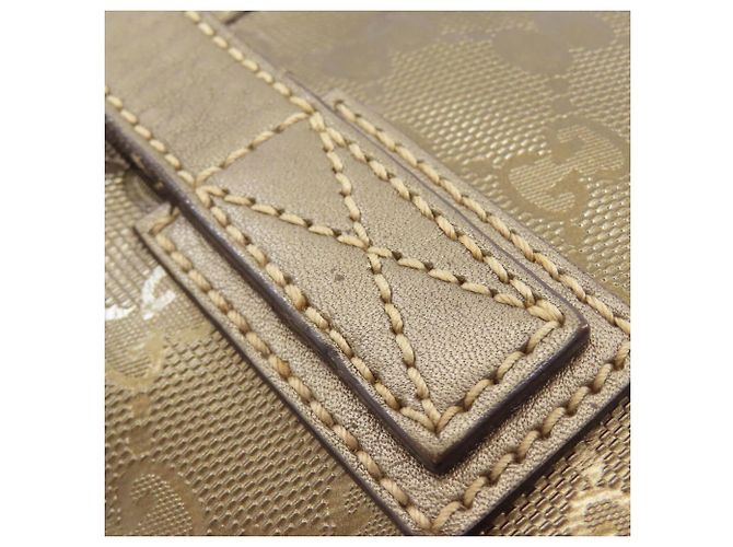 Borsa Gucci 211133 GG Stampata Bronzo - vista 14