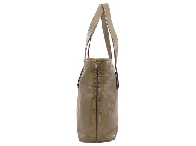 Borsa Gucci 211133 GG Stampata Bronzo - vista 3