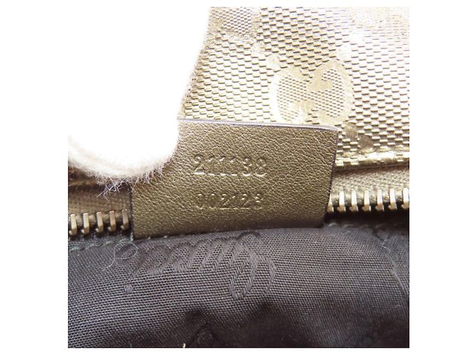 Borsa Gucci 211133 GG Stampata Bronzo - vista 7