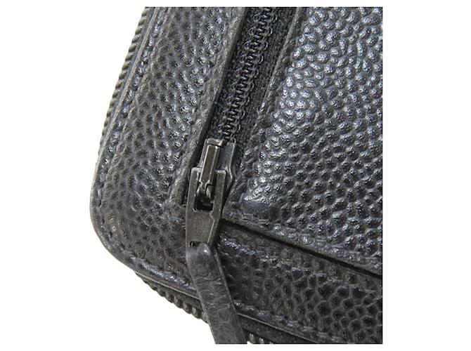 Chanel Coco Mark Lang Wallet Schwarz - Ansicht 12