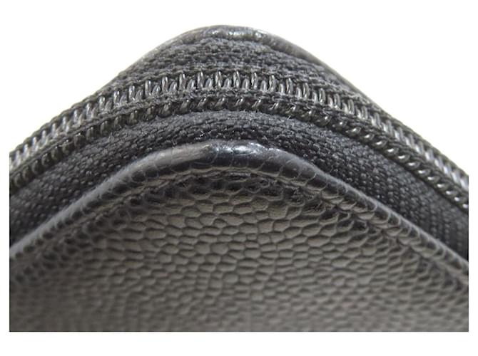 Chanel Coco Mark Lang Wallet Schwarz - Ansicht 14